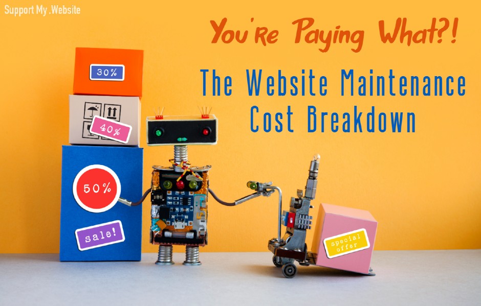 The small business website maintenance cost breakdown