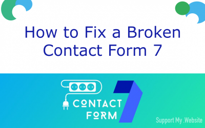 How To Fix a Contact Form 7 That Isn’t Working