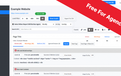 Announcement: Free ADA Compliance Testing Tool