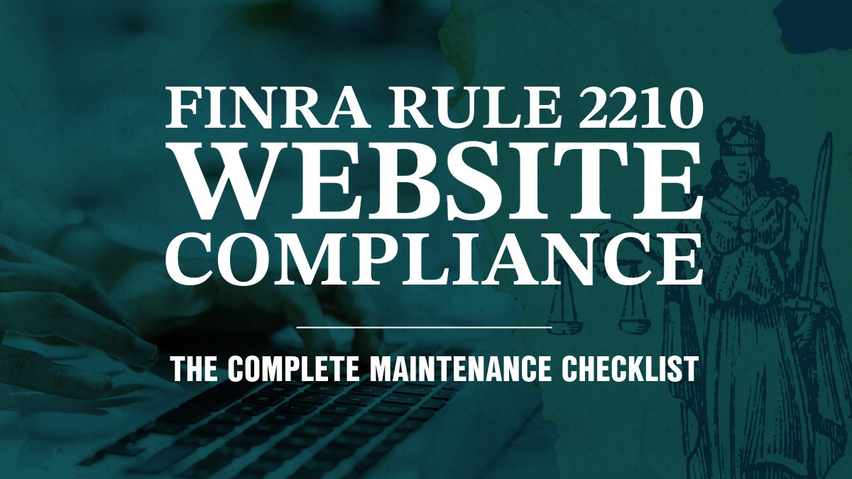 FINRA Rule 2210 Website Compliance