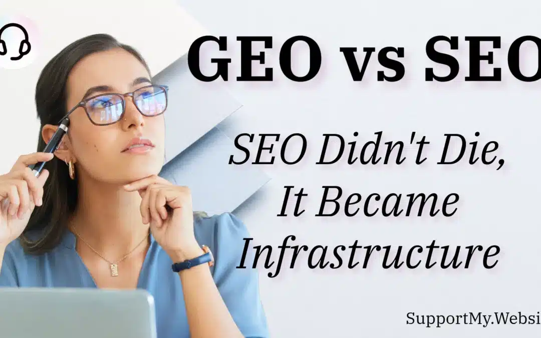 GEO vs SEO: SEO Didn’t Die, It Became Infrastructure